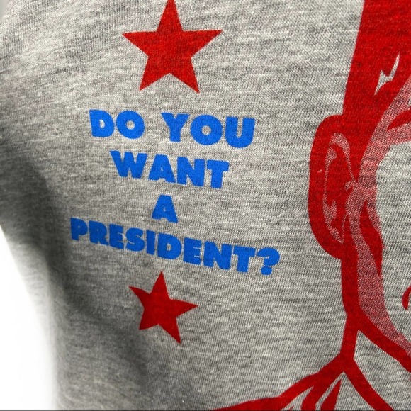 Archer 'Do You Want a President?' gray t-shirt L NWOT - Picture 2 of 7